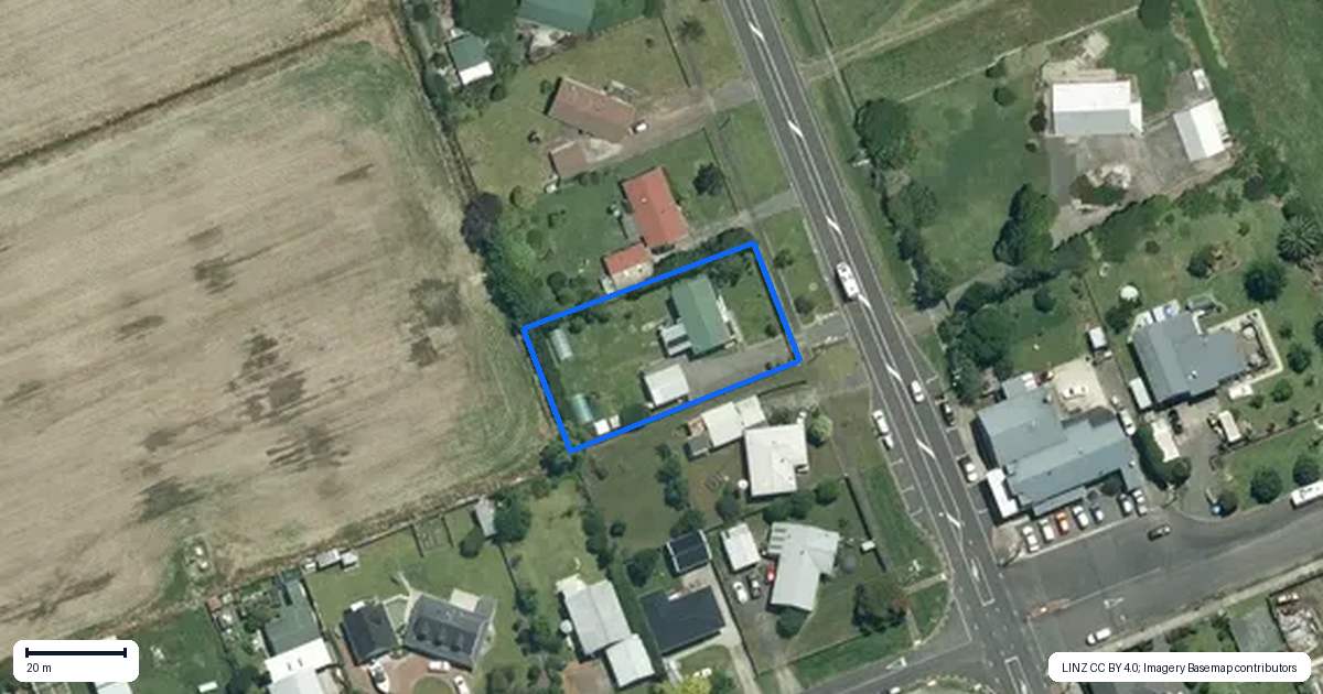 Property context map for 452 Hauraki Road, Turua, Ngatea