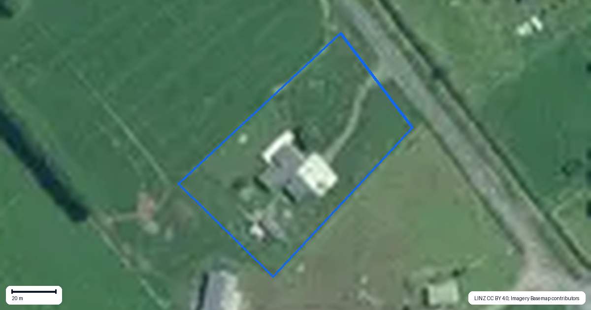 Property context map for 255 Tenfoot Road, Taupiri