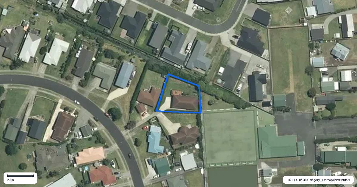 Property context map for 26 Springbok Avenue, Whitianga
