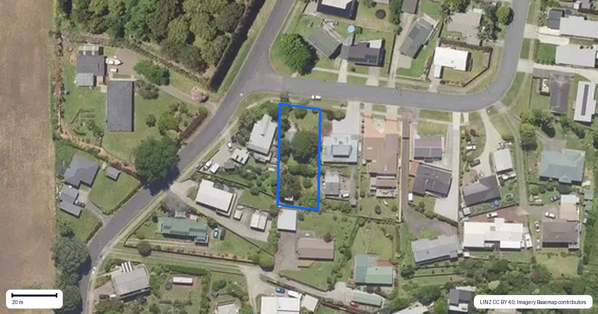 Property context map for 2 Adela Stewart Drive West, Athenree, Waihi Beach