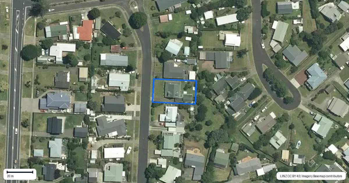 Property context map for 8 Kauri Place, Tairua