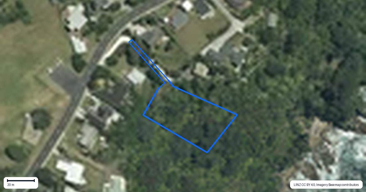 Property context map for 237 Paku Drive, Tairua