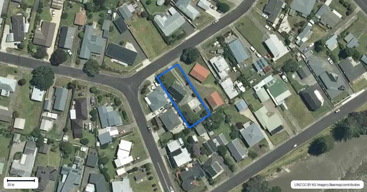 Property context map for 92 Catherine Crescent, Whitianga