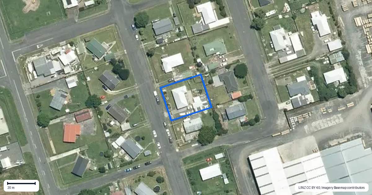 Property context map for 13 Rakino Drive, Kerepehi, Paeroa