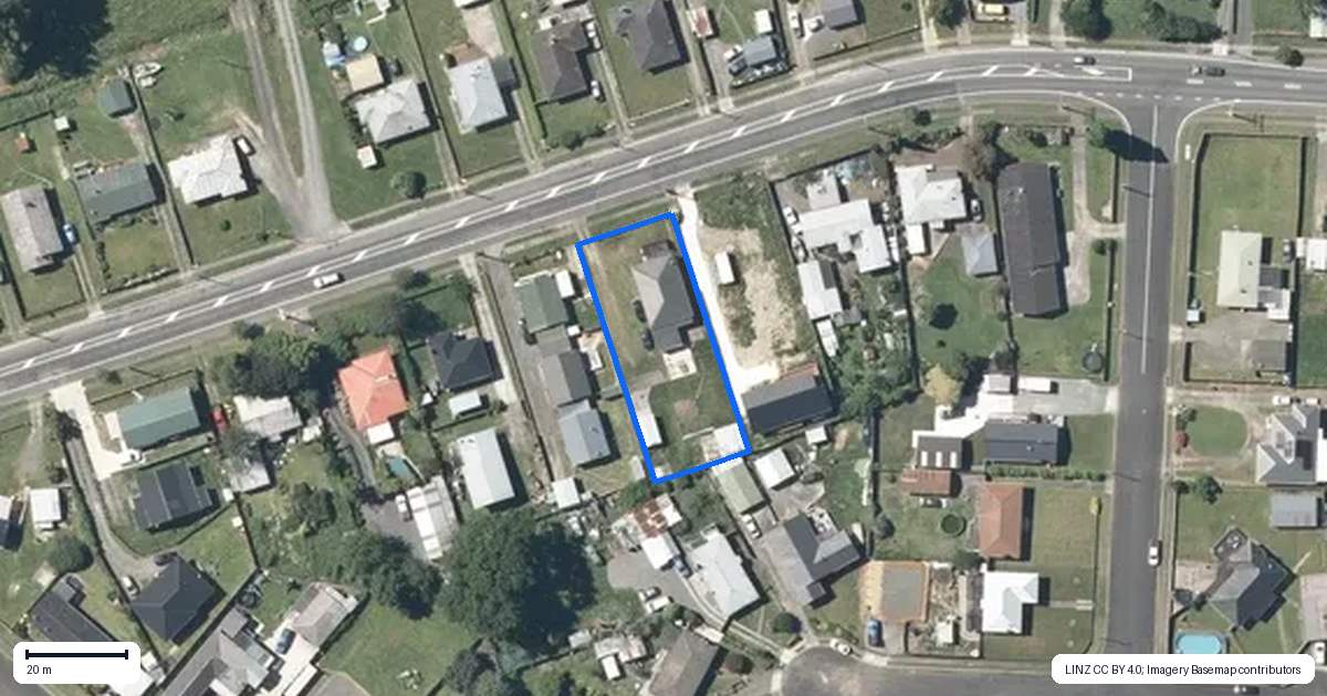 Property context map for 122 Arapuni Street, Putaruru