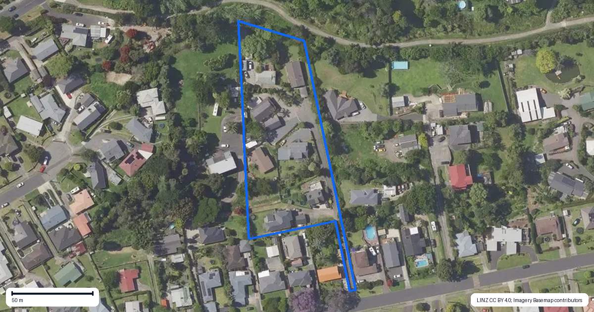 Property context map for 5 Pukeko Lane, Brookfield, Tauranga