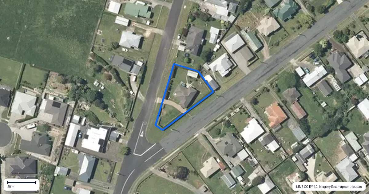 Property context map for 2 Fitzherbert Street, Putaruru