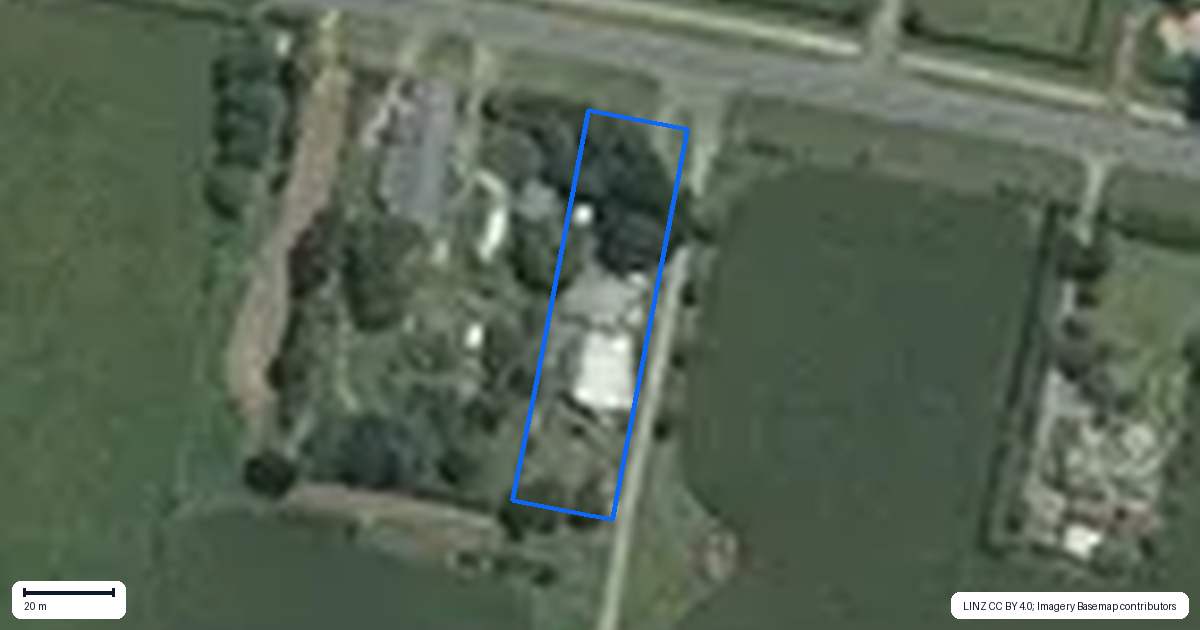 Property context map for 110 Maungatautari Road, Cambridge