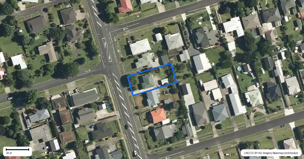 Property context map for 78 Centennial Avenue, Te Aroha