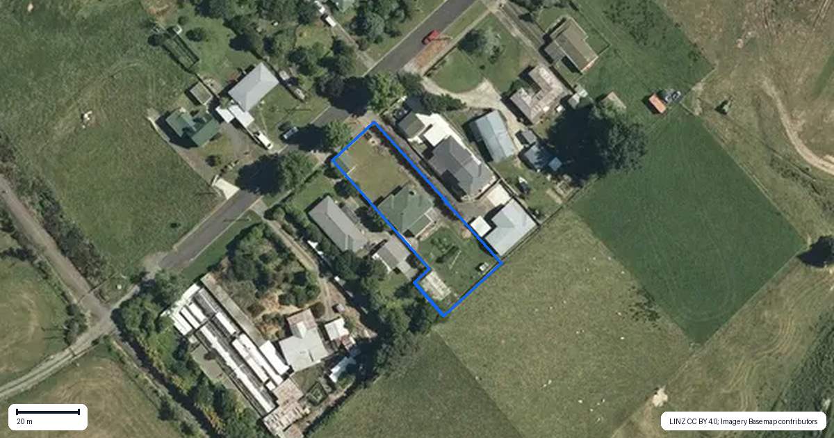 Property context map for 10 Stirling Street, Te Aroha