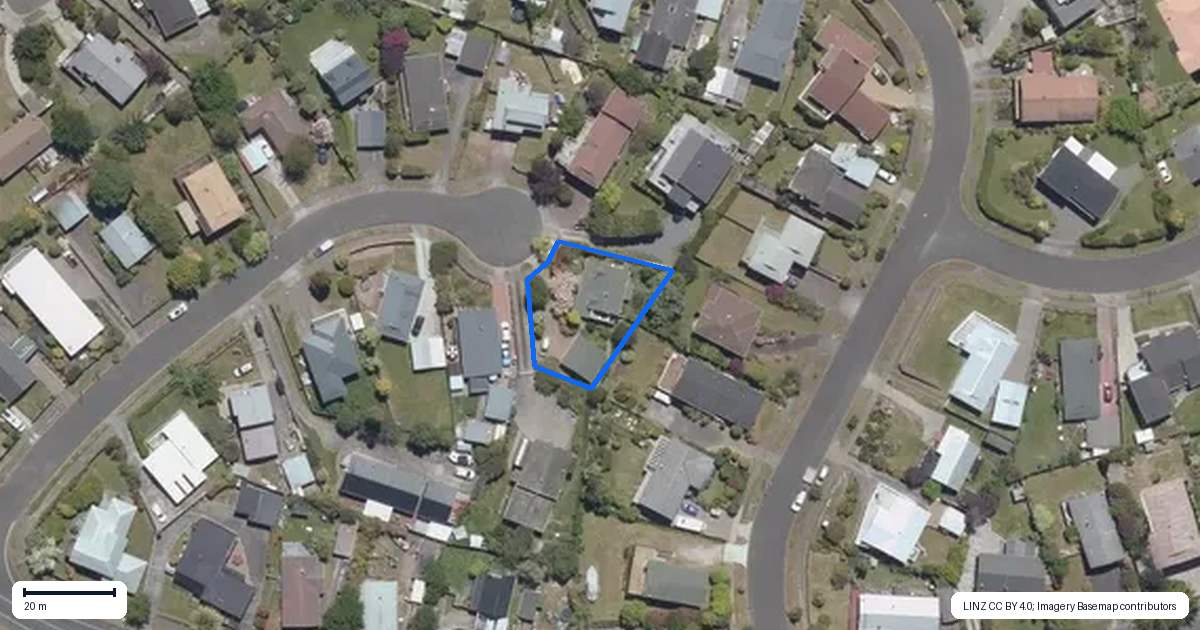 Property context map for 9 Holland Grove, Richmond Heights, Taupo