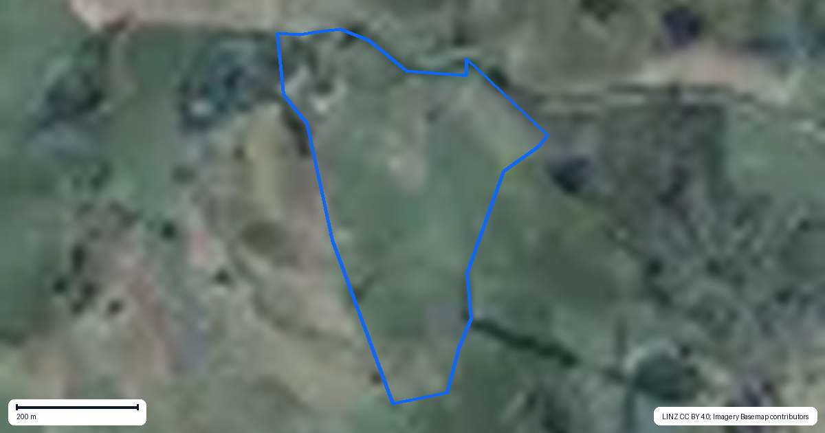 Property context map for 344 Galatos Road, Atiamuri