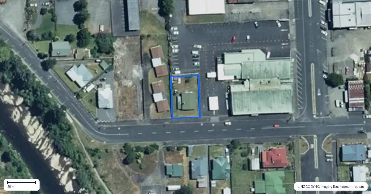 Property context map for 8 Miriama Street, Taumarunui