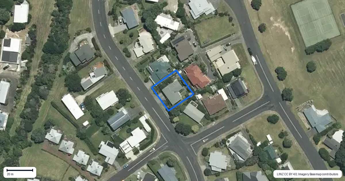 Property context map for 243 Onemana Drive, Onemana, Whangamata