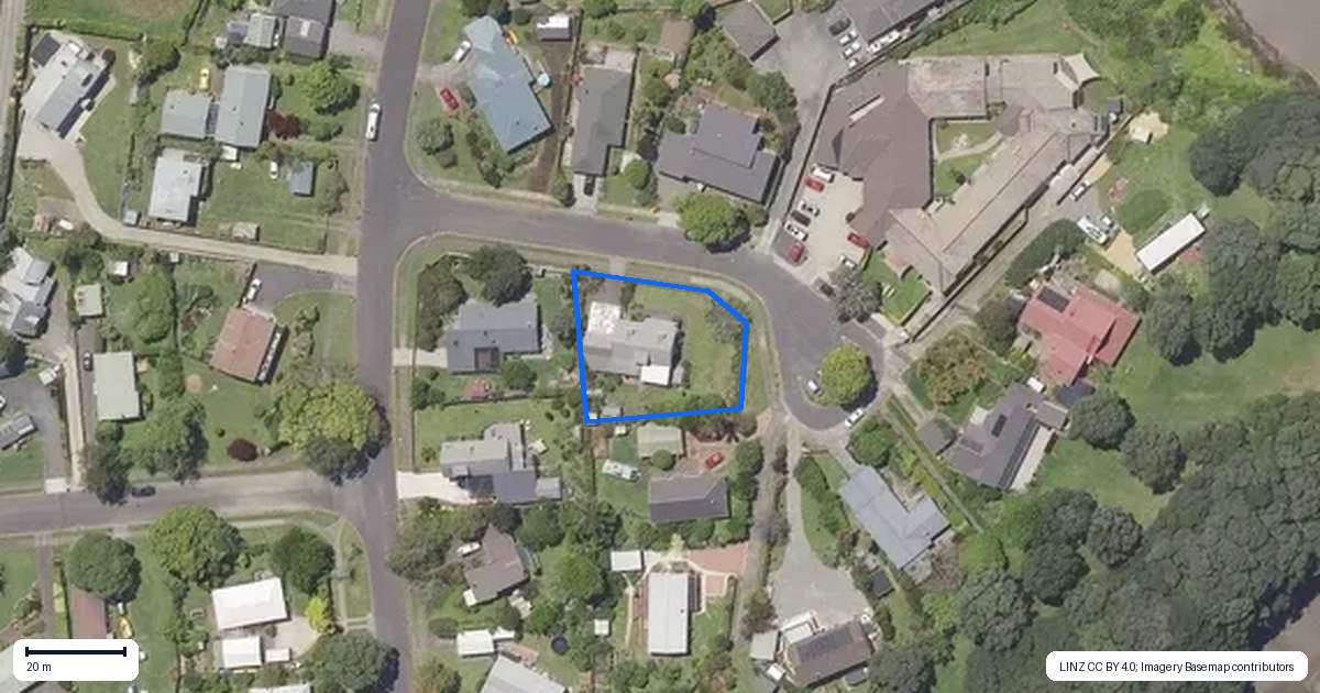 Property context map for 2 Marina Way, Athenree, Waihi Beach