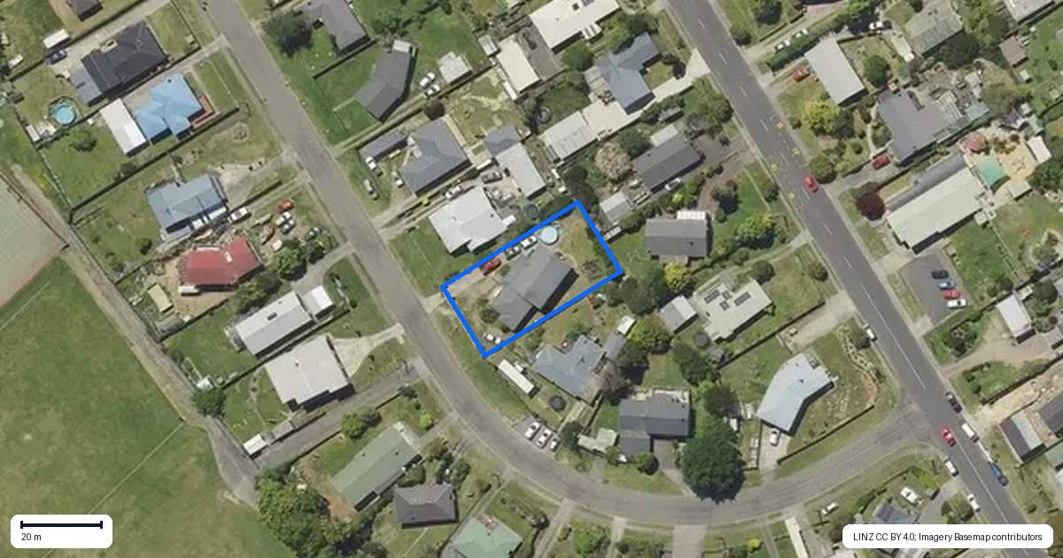 Property context map for 20 Elliott Crescent, Owhata, Rotorua