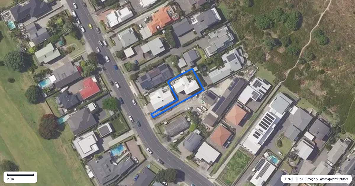 Property context map for 215B Oceanbeach Road, Mount Maunganui