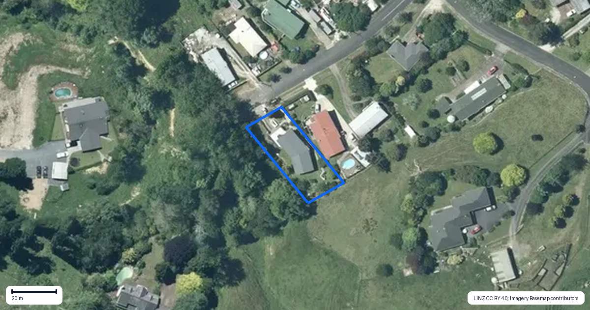 Property context map for 5 Meads Street, Te Kuiti