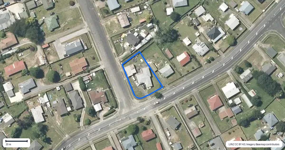 Property context map for 84 Kelso Street, Tokoroa