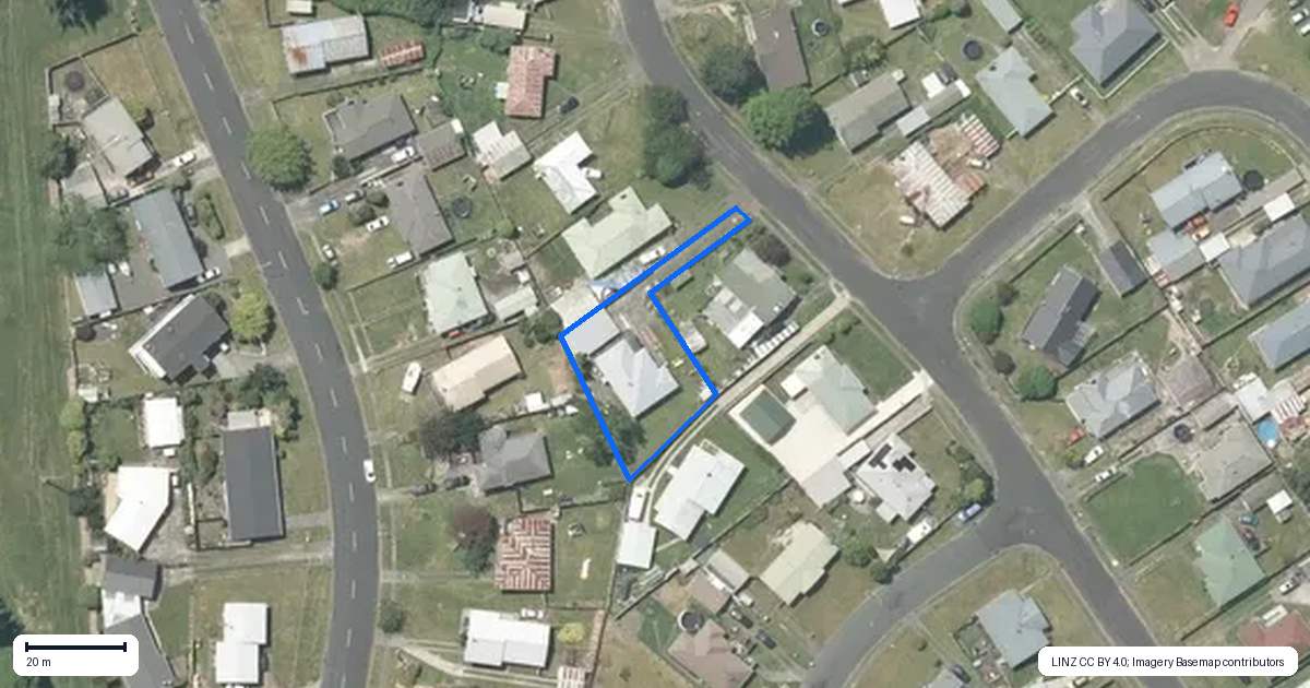 Property context map for 39 Kaka Crescent, Tokoroa