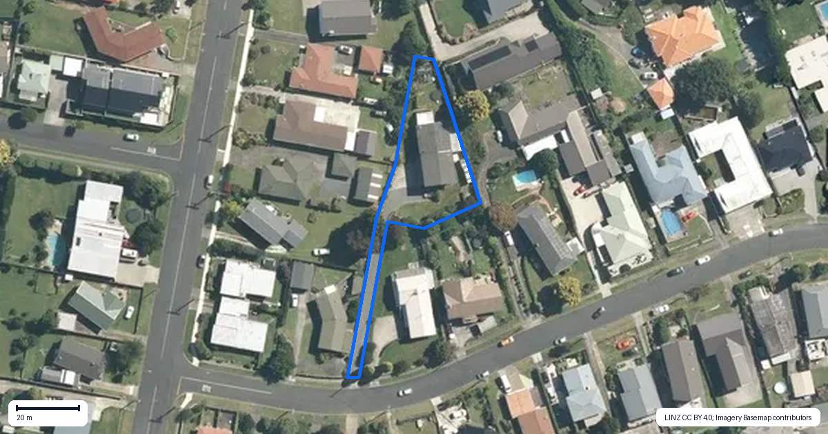 Property context map for 376 Douglas Avenue, Te Awamutu