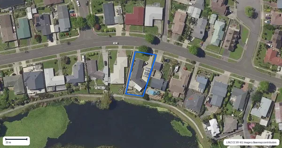 Property context map for 28 Olympic Drive, Whakatane