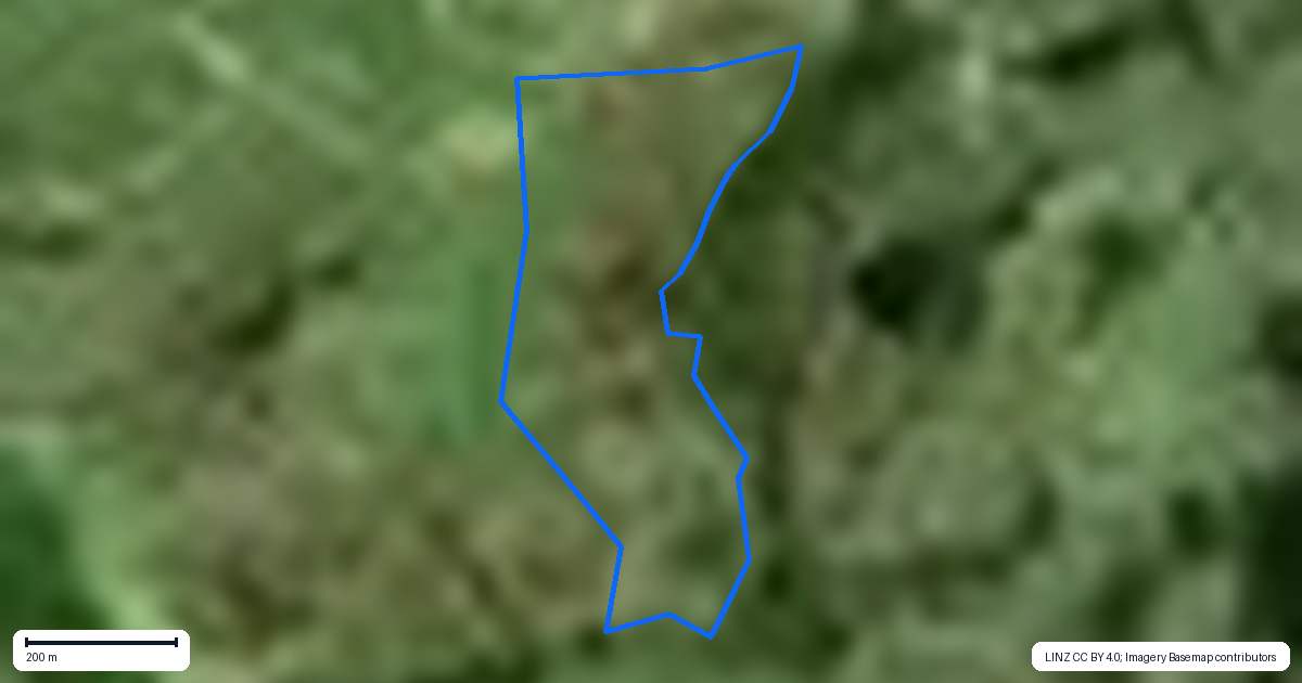 Property context map for 362 Esk Road, Pukorokoro / Miranda, Kaiaua