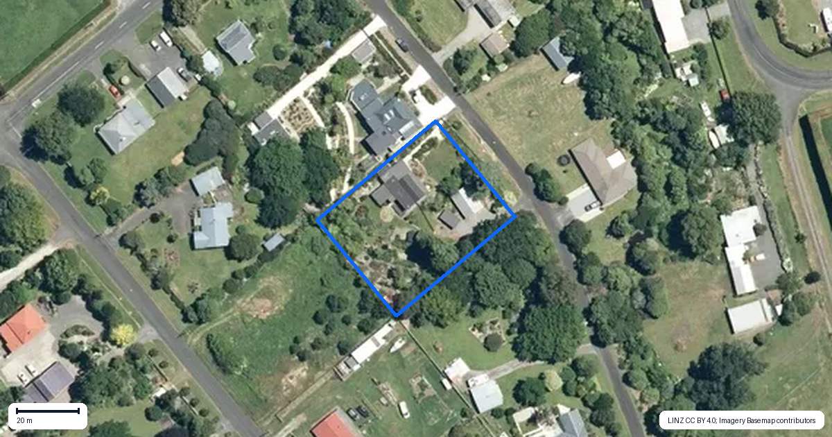 Property context map for 3 Durham Street, Waihi