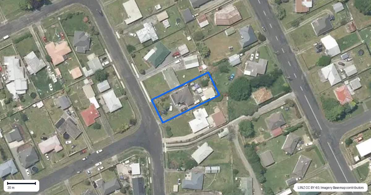 Property context map for 17 Philip Street, Tokoroa