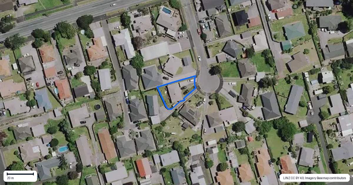 Property context map for 8 Le Quesne Place, Fairfield, Hamilton