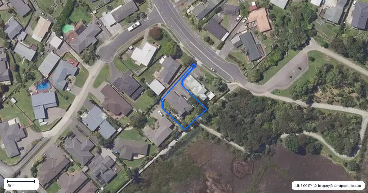 Property context map for 44A Sylvania Drive, Matua, Tauranga