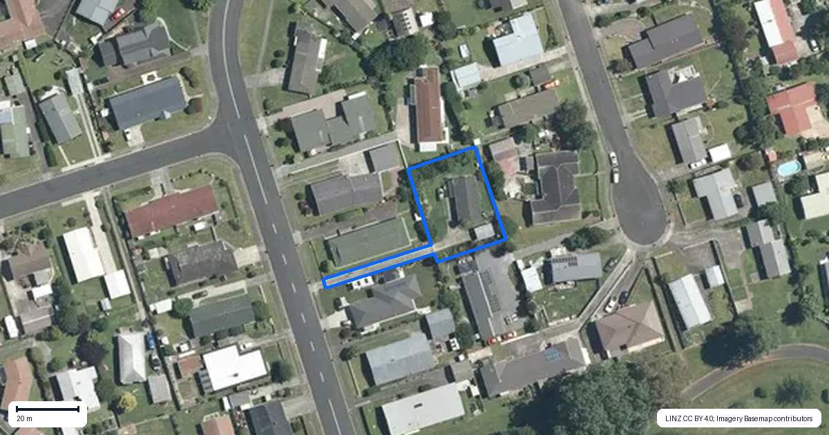 Property context map for 35 Tawari Street, Matamata