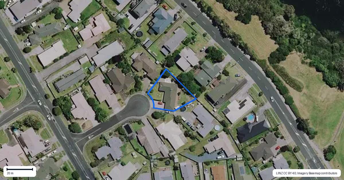 Property context map for 9 Jean Place, Pukete, Hamilton