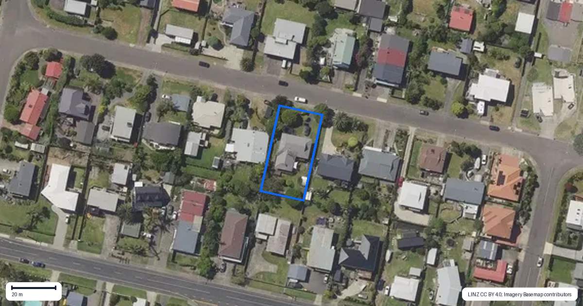 Property context map for 14 Hoterini Street, Ohope