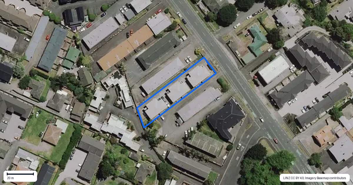 Property context map for 1/1161 Victoria Street, Whitiora, Hamilton
