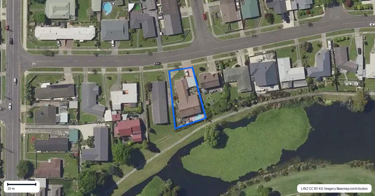 Property context map for 12 Olympic Drive, Whakatane