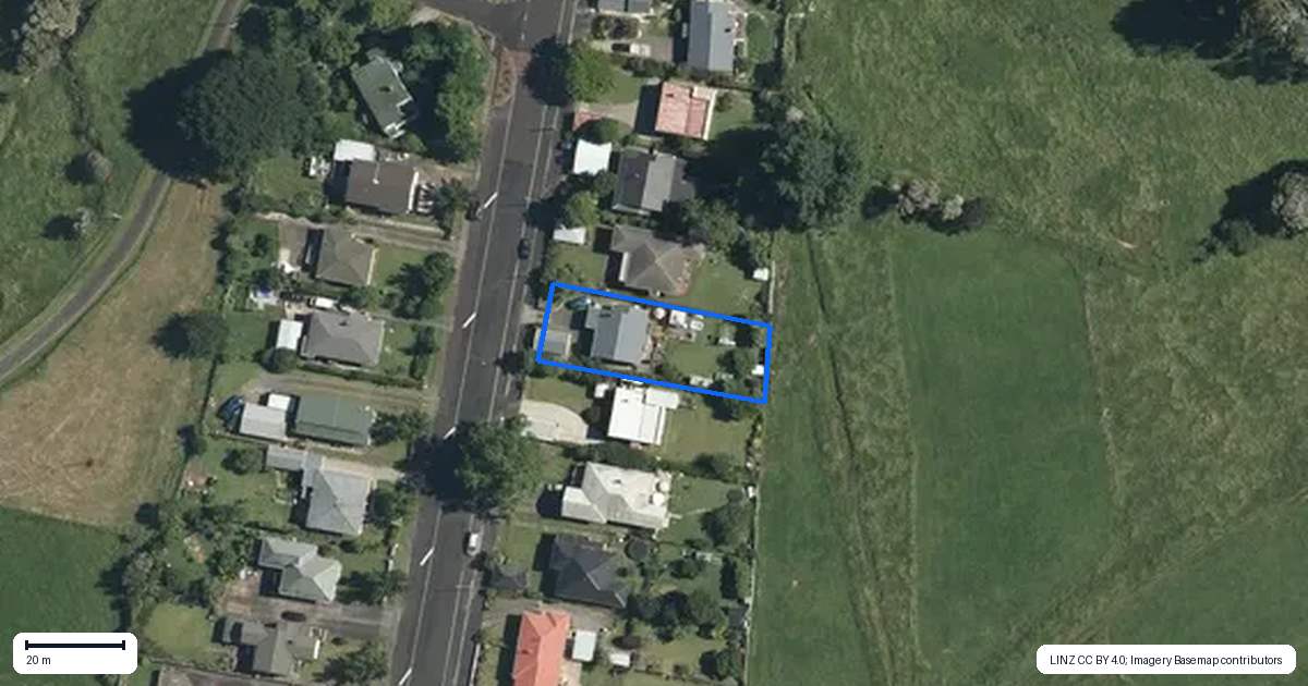 Property context map for 31 Gilchrist Street, Te Aroha