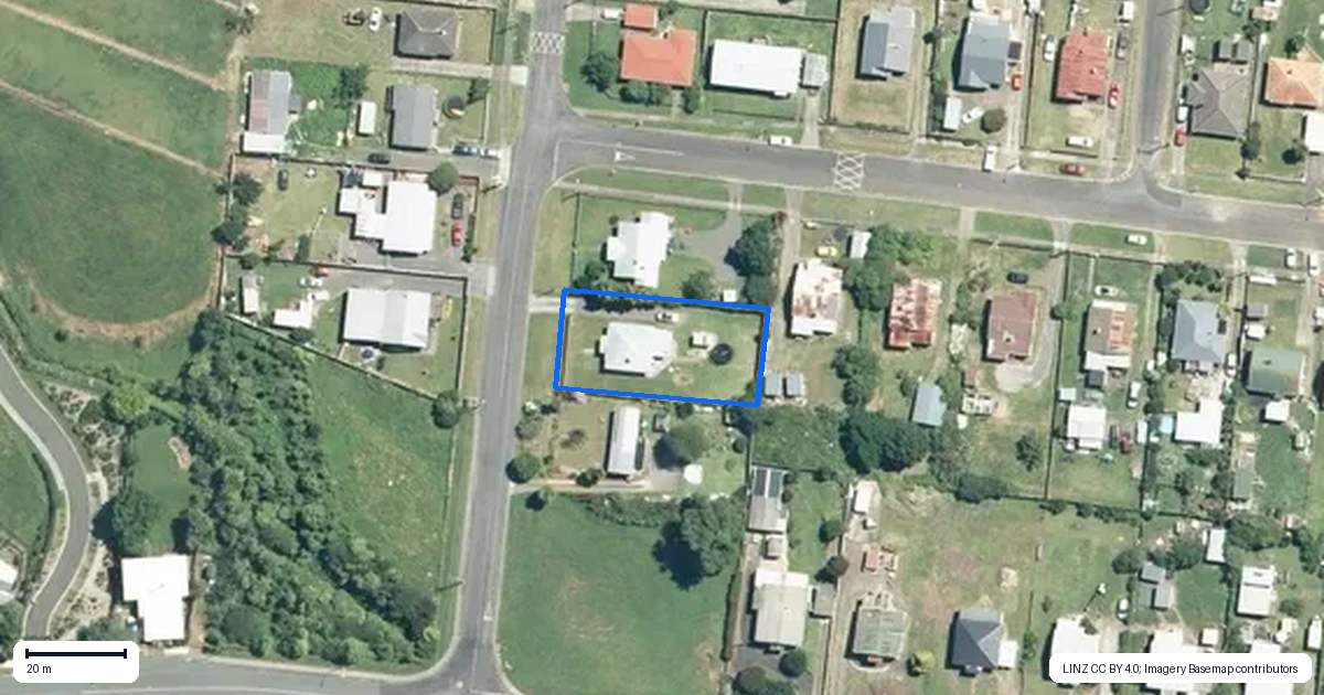 Property context map for 5 Ainslie Road, Paeroa
