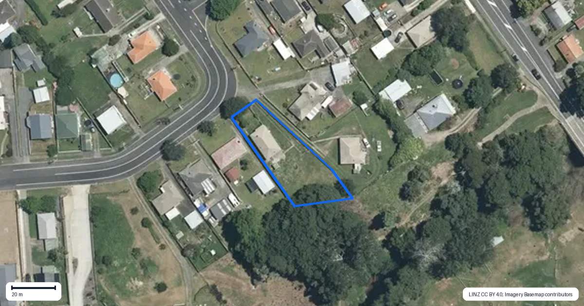 Property context map for 3 Anzac Avenue, Morrinsville