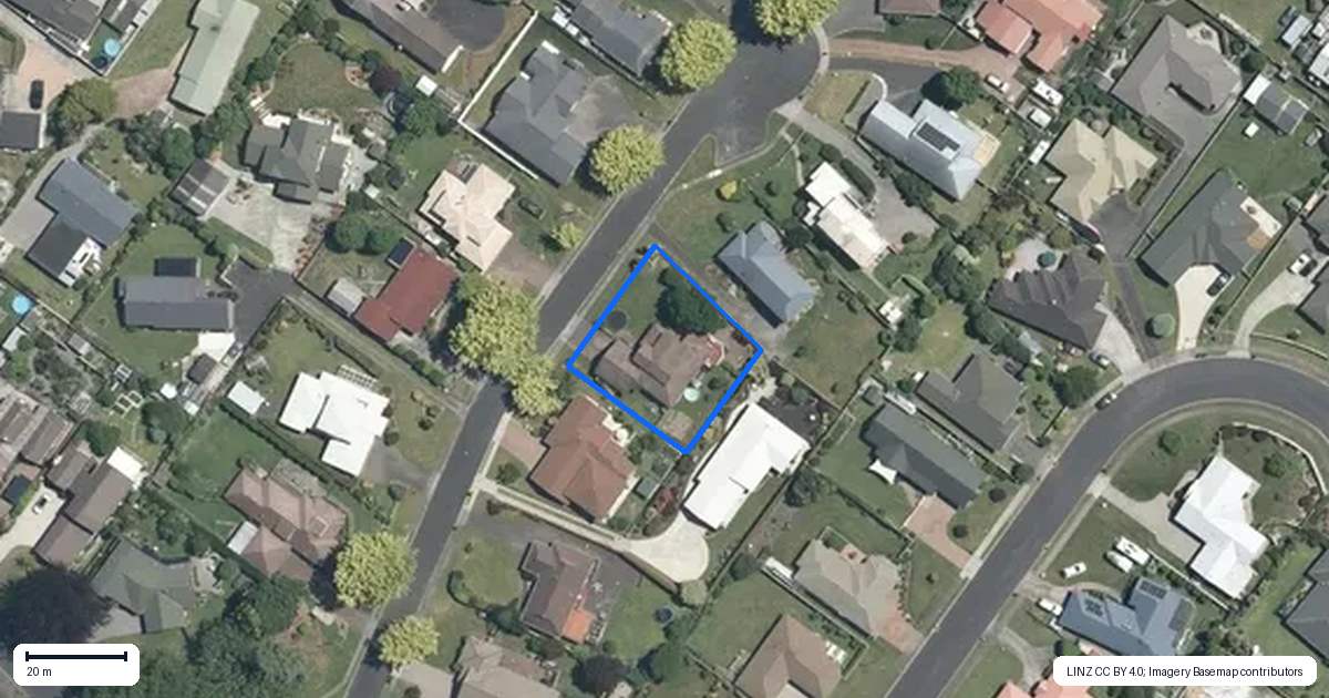 Property context map for 11 Tahawai Crescent, Matamata