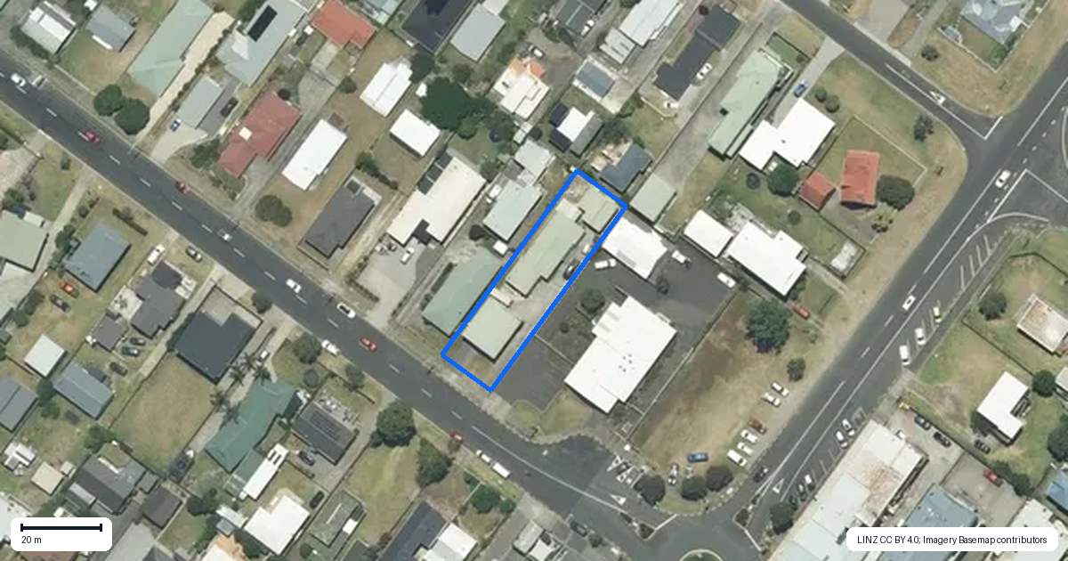 Property context map for 104 Hetherington Road, Whangamata