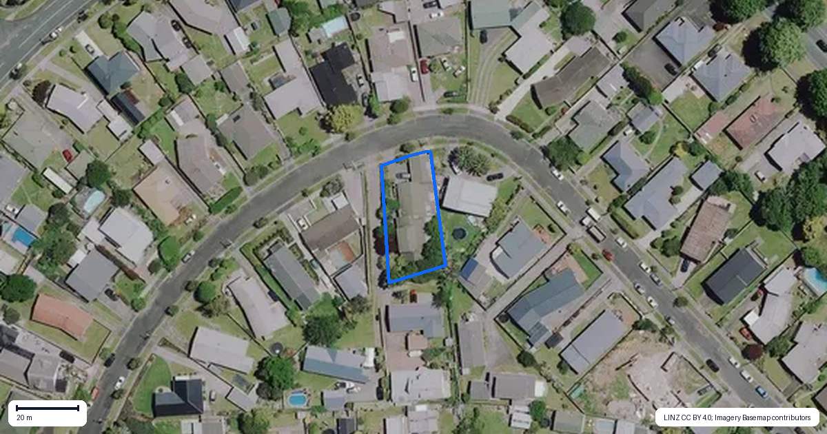 Property context map for 18 De Vere Crescent, Chartwell, Hamilton