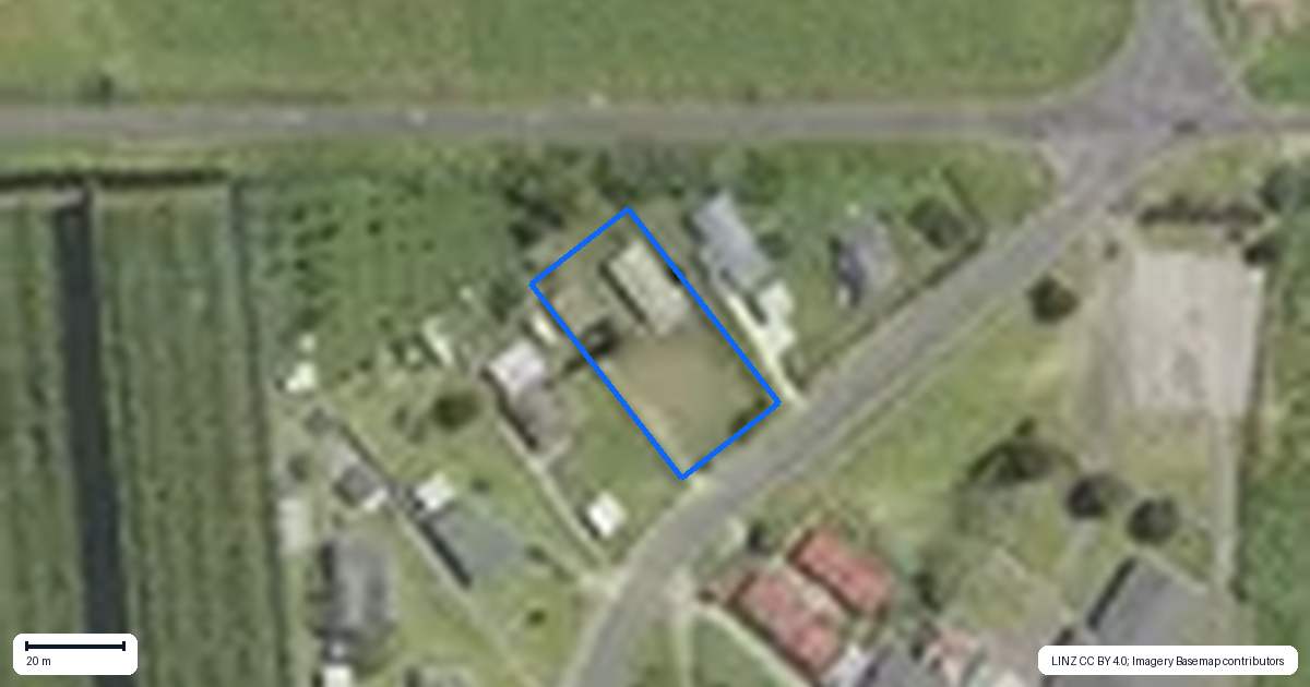 Property context map for 156 Manoeka Road, Te Puke