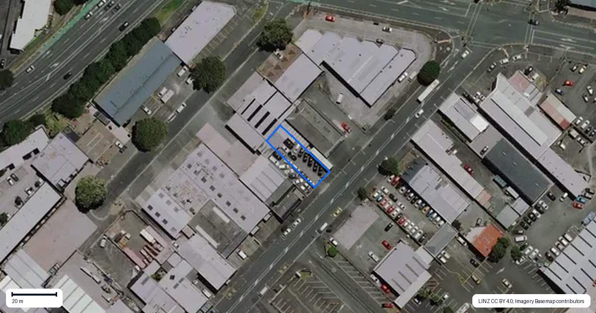 Property context map for 34 Commerce Street, Frankton, Hamilton