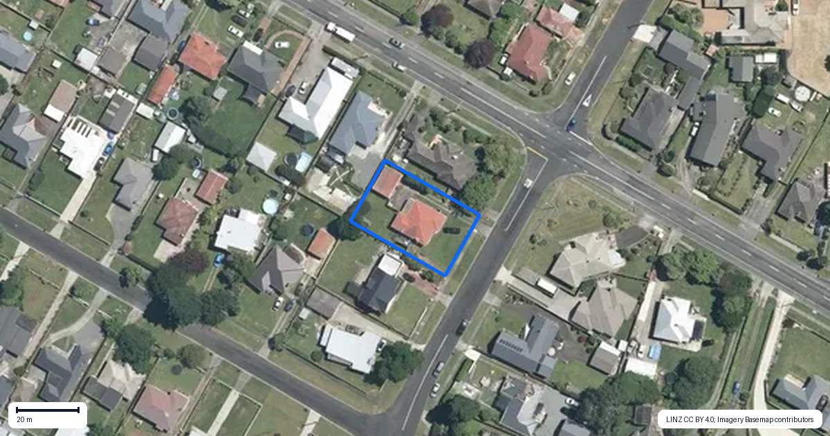 Property context map for 15 Hampton Terrace, Matamata