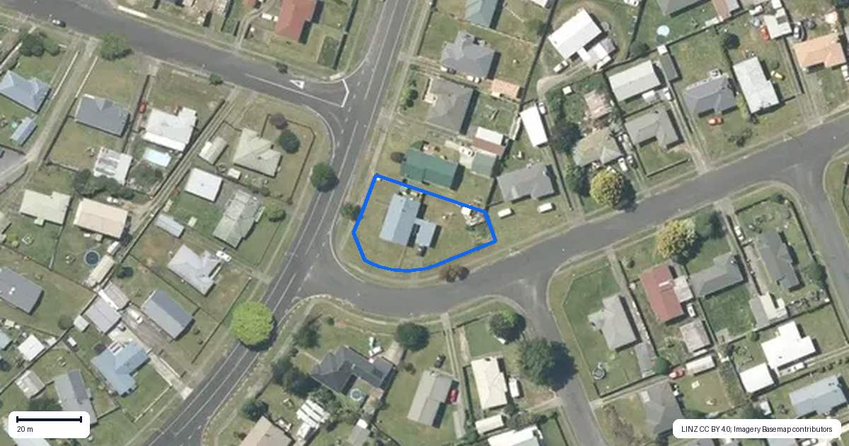 Property context map for 51 Tainui Street, Tokoroa