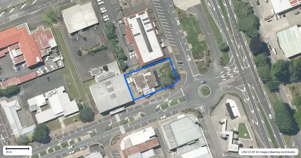 Property context map for 20 Bridge Street, Tokoroa