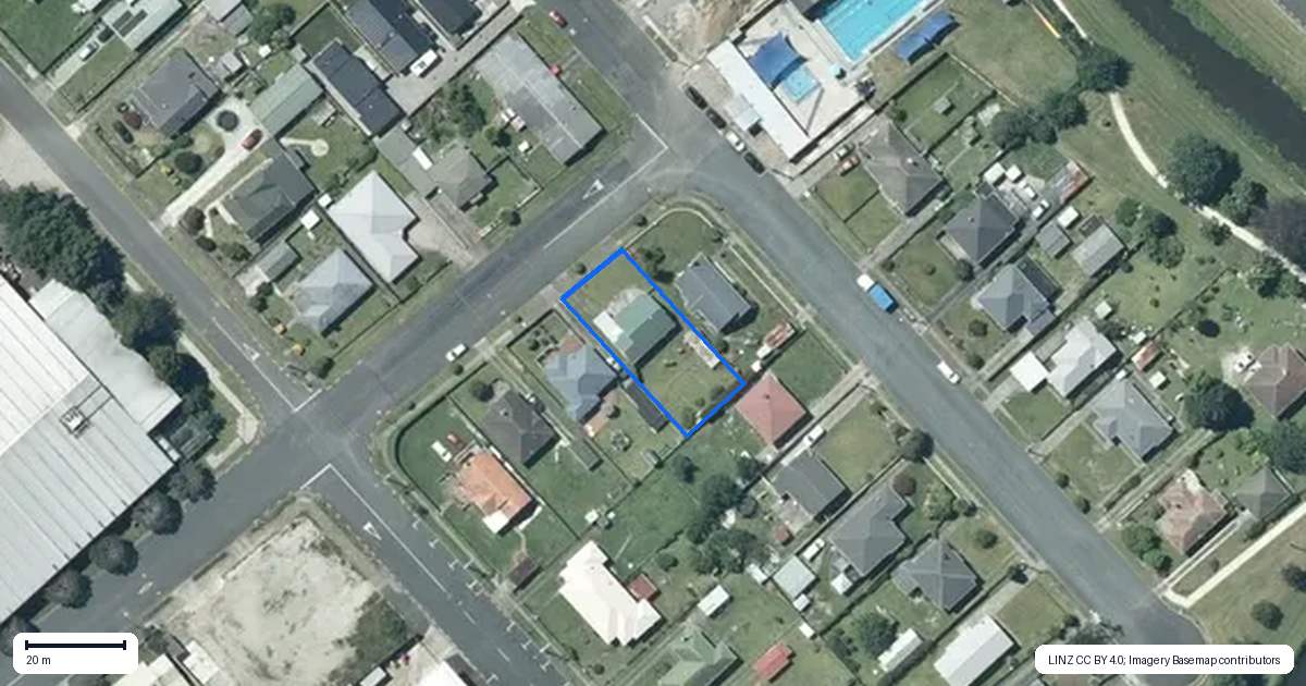 Property context map for 5 Alexandra Street, Te Kuiti