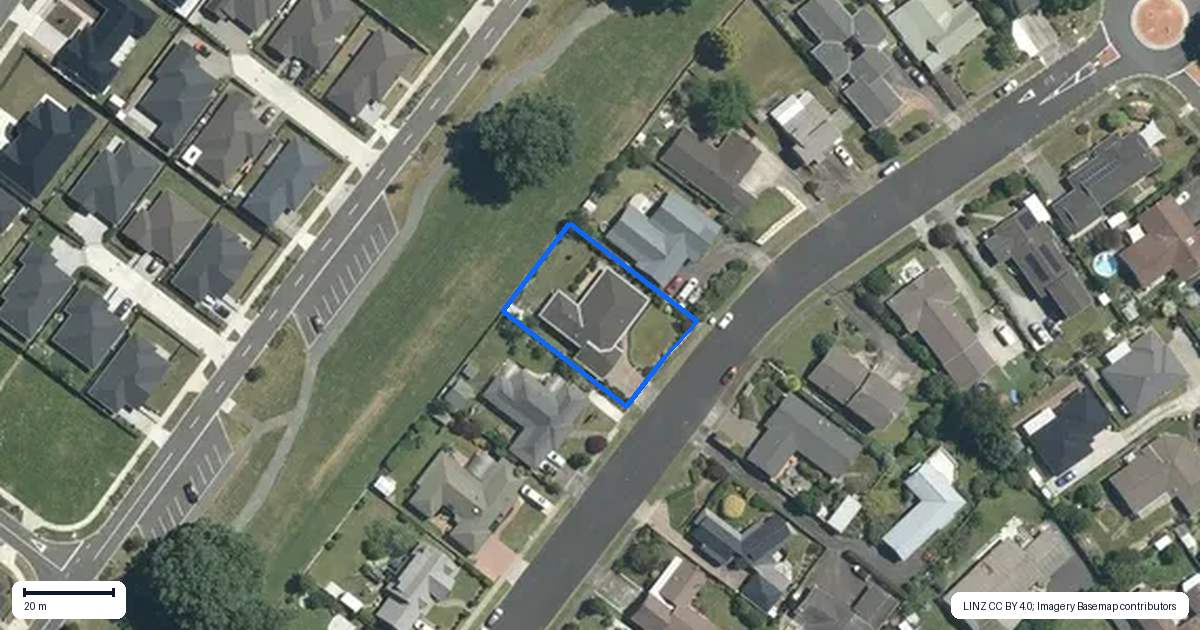 Property context map for 15 Stirling Drive, Morrinsville