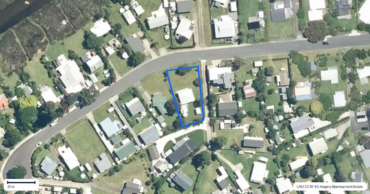 Property context map for 35 Marlin Place, Whiritoa, Waihi